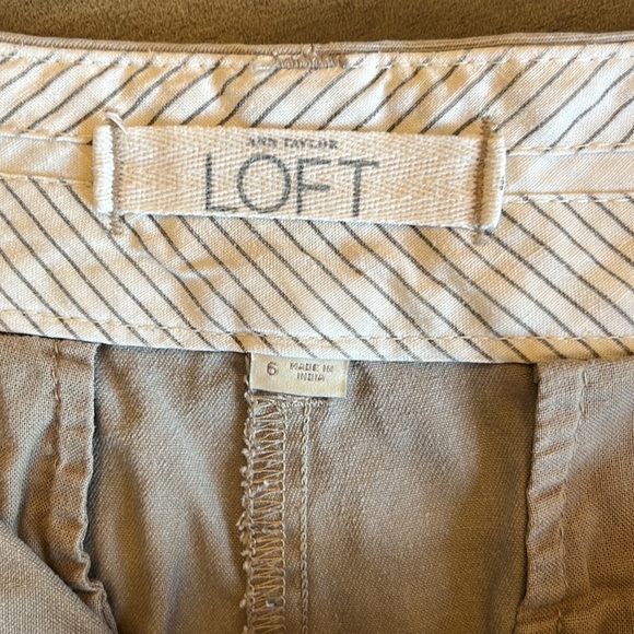 Loft shorts size 6 with 4” inseam. Khaki - Picture 3 of 3